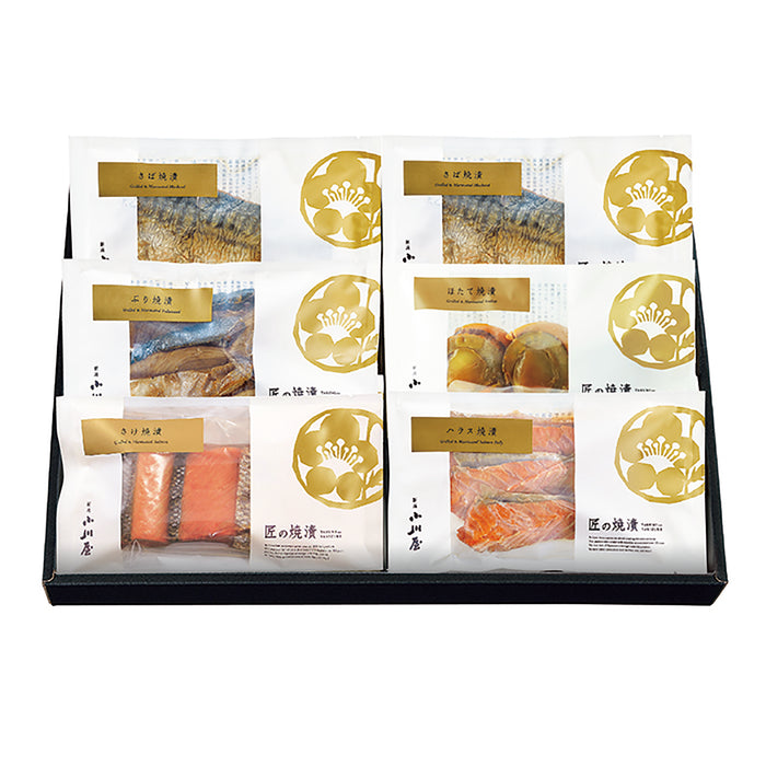 新潟郷土料理 お魚の焼漬詰合せ 6点セット【新潟県新潟産】