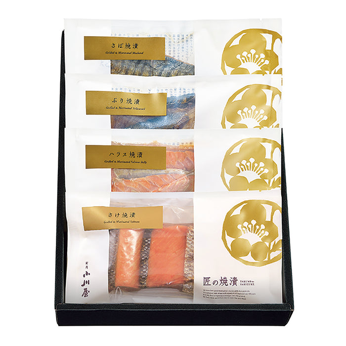新潟郷土料理 お魚の焼漬詰合せ 4点セット【新潟産】