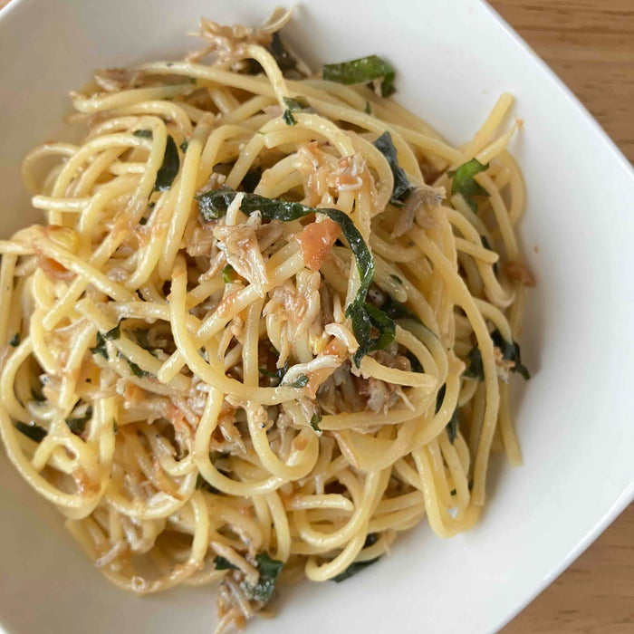 すっきり整う食事！梅しらすの和風パスタ