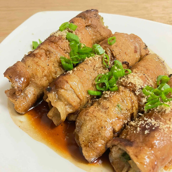 さっぱり疲労ケア♪ 梅香る豚肉の水菜巻き