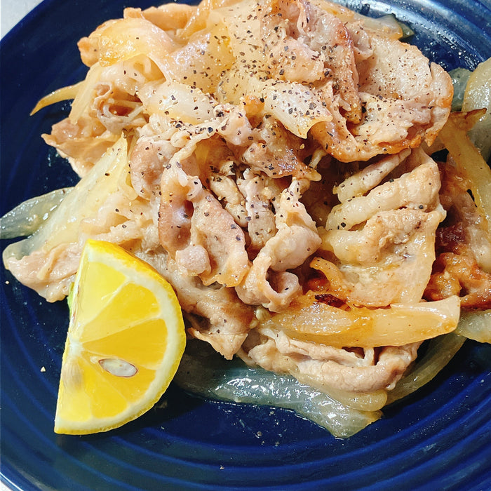 玉ねぎ＋レモンで元気をチャージ！玉ねぎと豚肉の塩レモン炒め