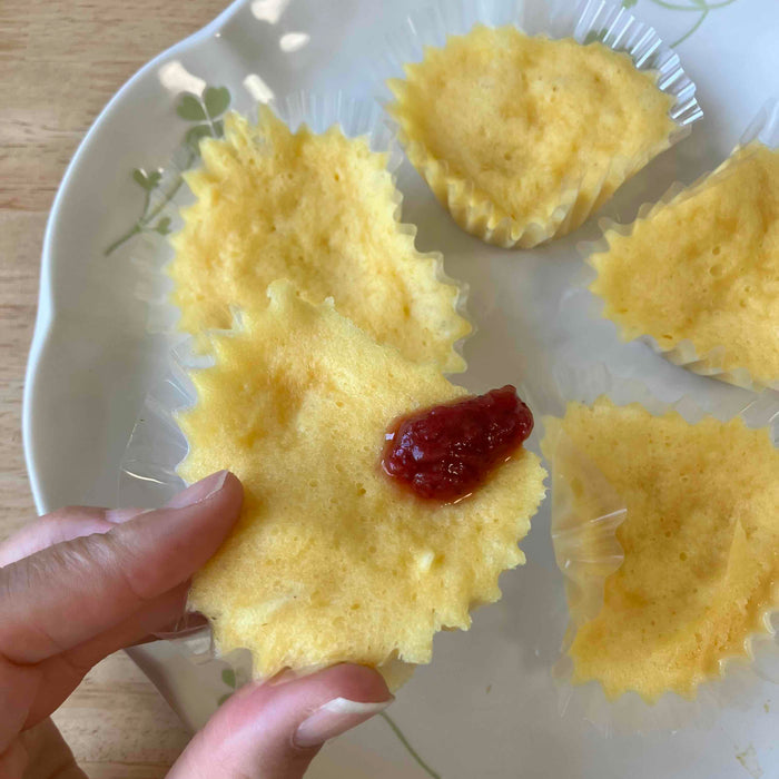 たまご1個で元気チャージ！レンジで簡単蒸しパン