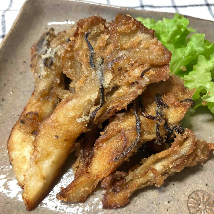 腸から整うカリッと革命！舞茸の塩昆布唐揚げ