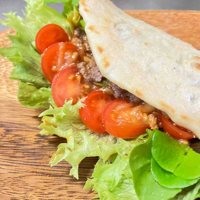 フリルレタスでうるおう美肌！簡単・ナンタコス