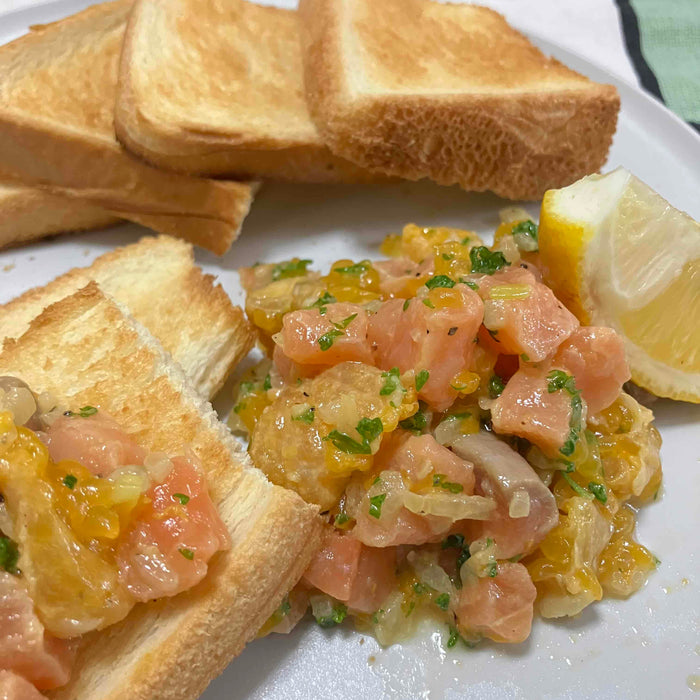 みかん＋αで“攻めの美容" 焼きみかんとサーモンのタルティーヌ