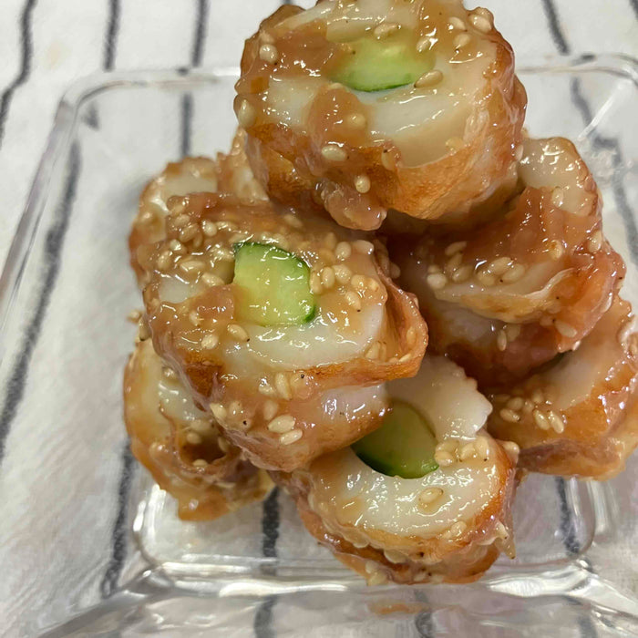 ぱっと混ぜて、しっかり栄養！コロコロ梅ちくわ