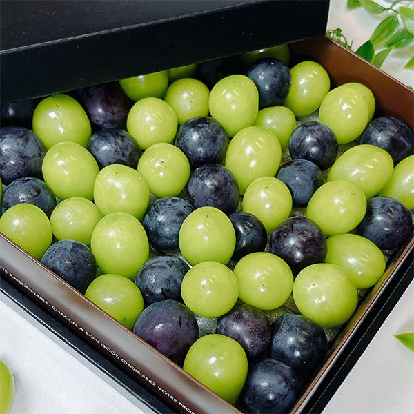 ぶどうの宝石箱「きらめきギフト」 化粧箱入 650g【福岡県・岡山県・山梨県産】