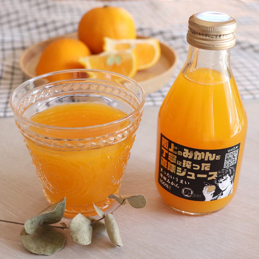 極上のみかんを丁寧に搾った直球ジュース 180㎖×3本【和歌山県有田産