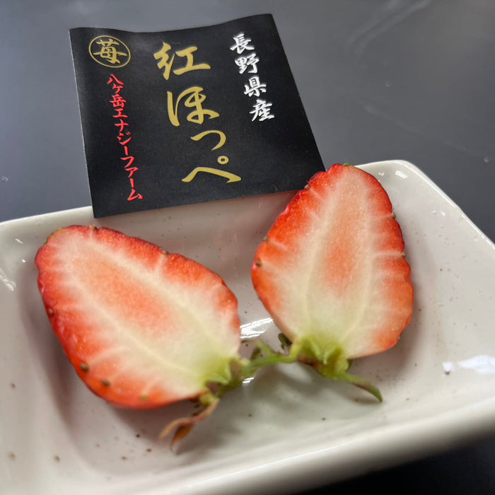 八ヶ岳の麓で採れた 紅ほっぺ 約200g×４パック入り【長野県産】