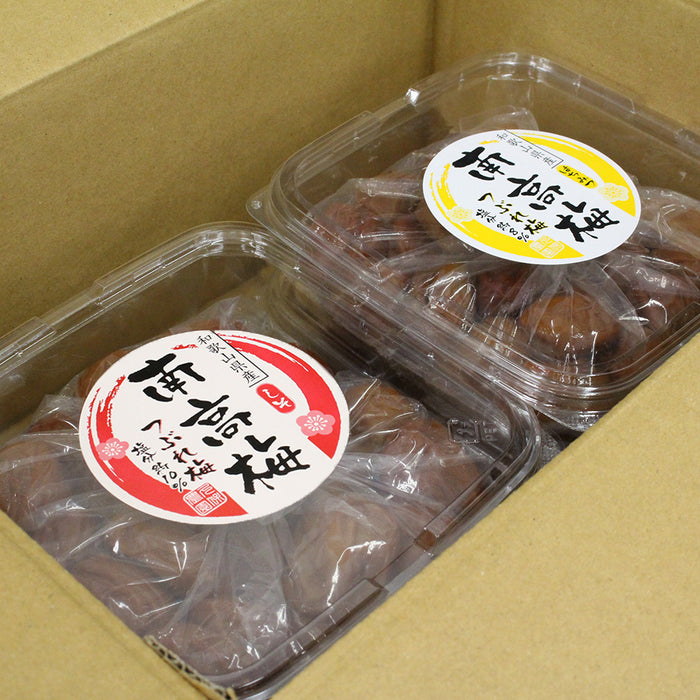 つぶれ梅干し  訳あり 紀州南高梅 はちみつ梅 350g×1パック しそ梅 350g×1パック【和歌山県産】