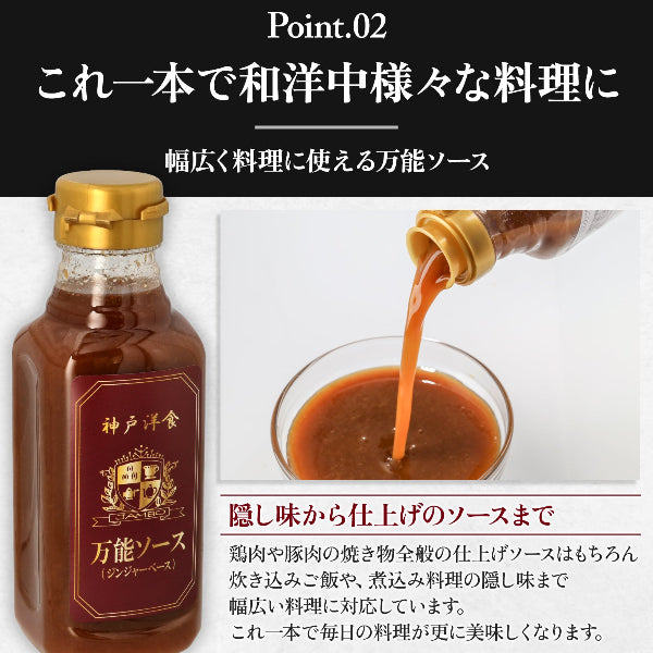 洋食ジャンボ 万能ソース ジンジャーベース 300ml 2本セット【兵庫県神戸市】