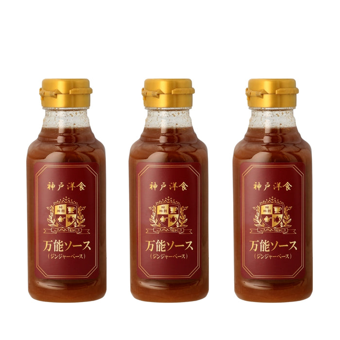 洋食ジャンボ 万能ソース ジンジャーベース 300ml 3本セット【兵庫県神戸市】