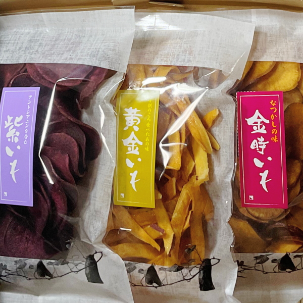 無添加 国産さつまいも100％ 独自製法・手揚げ 人気の芋かりんとう＆チップス「神戸芋かりんとうクラフト箱詰め合わせ」【兵庫県神戸産】