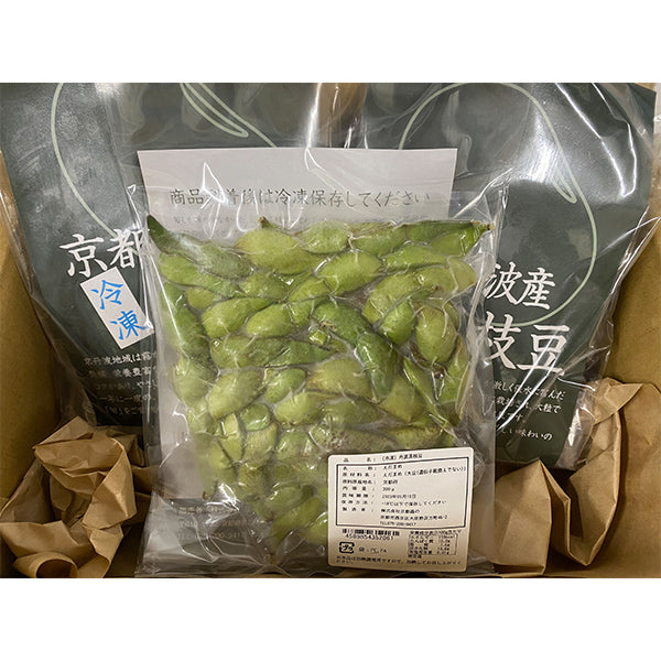 粒の大きさとコクを味わう 丹波黒枝豆（冷凍）【京都府京丹波産】