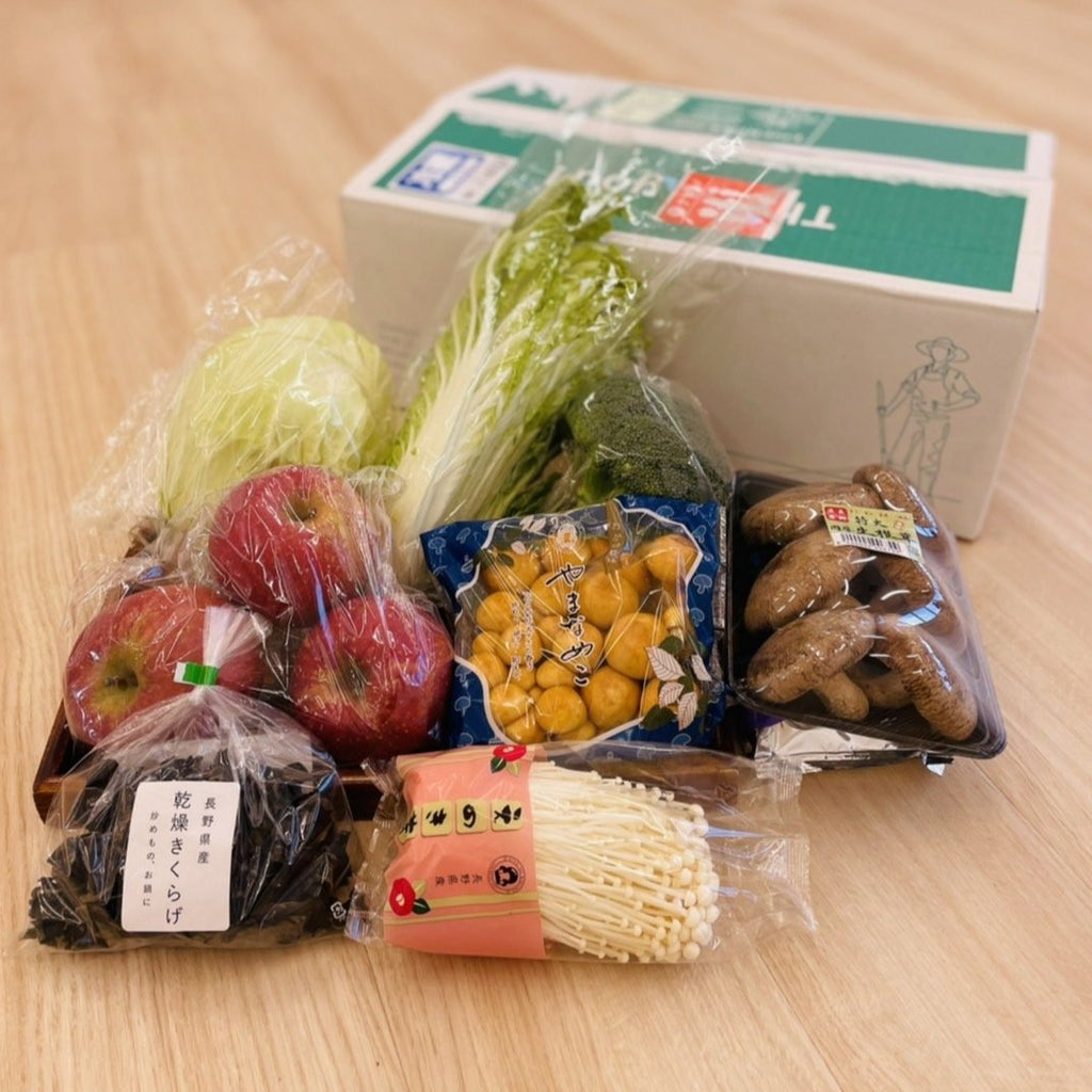 1回のみお届けのセット】めぐみの郷 旬の野菜BOX Mサイズ 3-5名様用